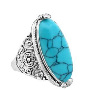 NWOT 1pc Vintage Pinestone Ring Size 10